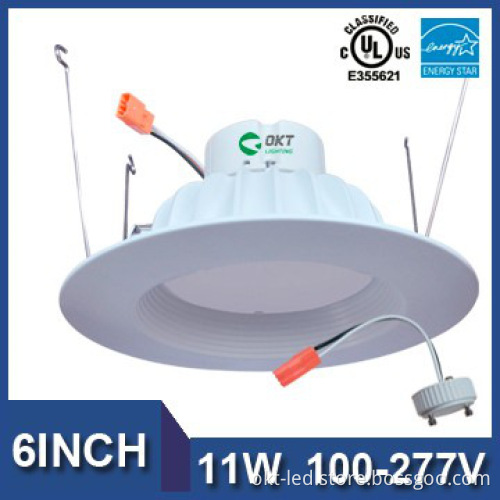 2014 American standard dimmable 6inch 11W led residential downlight